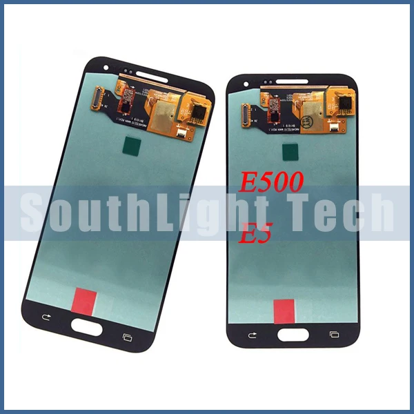 100% протестированный ЖК-дисплей Super AMOLED 5 0 &quotдля Samsung Galaxy E5 E500 E500F E500H с сенсорным