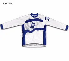 Israel invierno bike cycling clothing winter thermal fleece ciclismo de manga larga jerseys mtb bike jersey ciclismo ropa tops