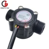12 V Sensor de flujo de agua DC 5-18 V medidor de flujo Hall Sensor de flujo de agua Control de flujo de líquido interruptor 1-30L/min 2.0MPa YF-S201 ► Foto 1/6