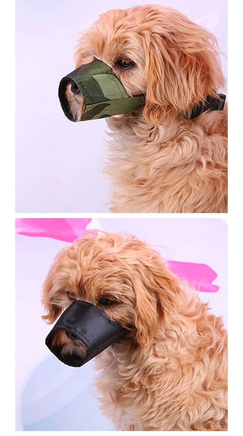 Adjustable Mesh Dog Mouth Muzzle Mast Bart Bite Mesh Mouth Muzzle Grooming Anti Bark Stop Chewing for Big Medium Smal Dogs (2)