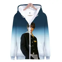 2019 горячая Распродажа NCT127 новый альбом куртка на молнии 3D толстовки Женский свитшот Харадзюку Kpop толстовки женские большие размеры для