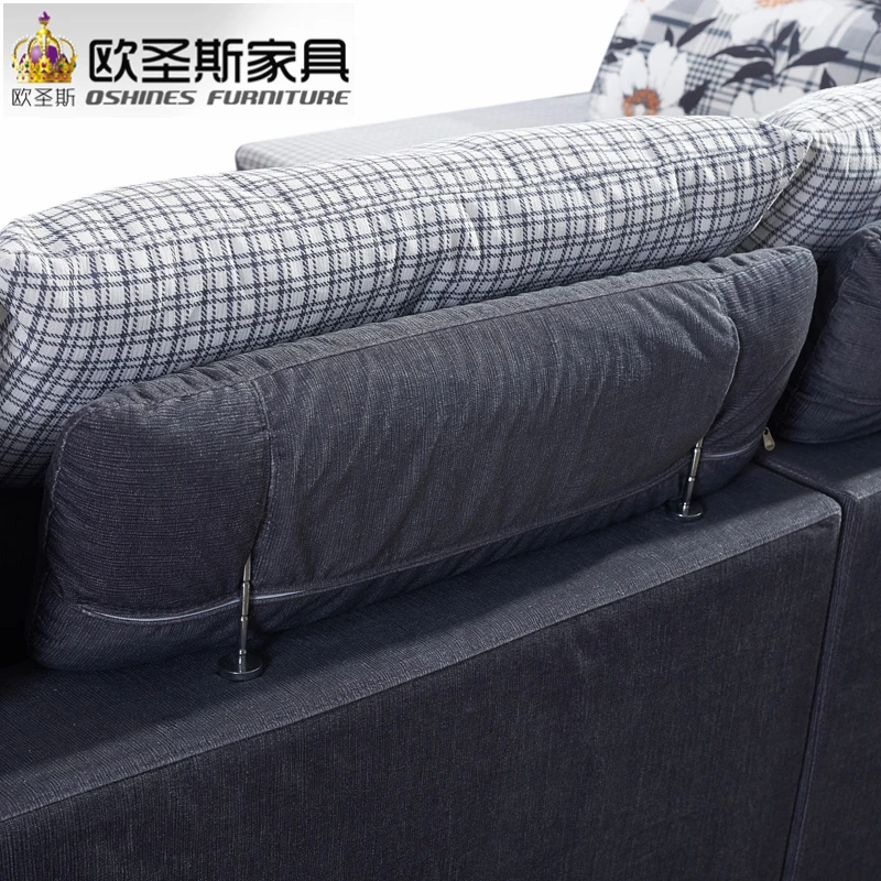 fair cheap low price 2017 modern living room furniture new design l shaped sectional suede velvet fabric corner sofa set X188-2