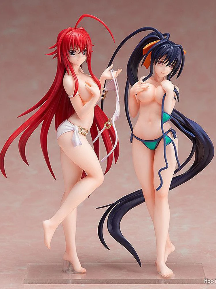 

13cm Anime High School DxD Action Figure Rias Gremory Himejima Akeno Sexy Swimwear Ver. 1/12 Scale Model Decoration Pvc Toy Doll