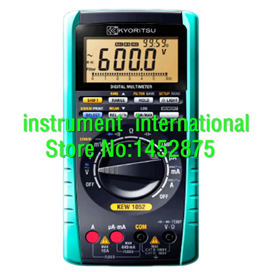 

KYORITSU 1052 Digital Multimeter 6000 counts/True-RMS / data internal memory