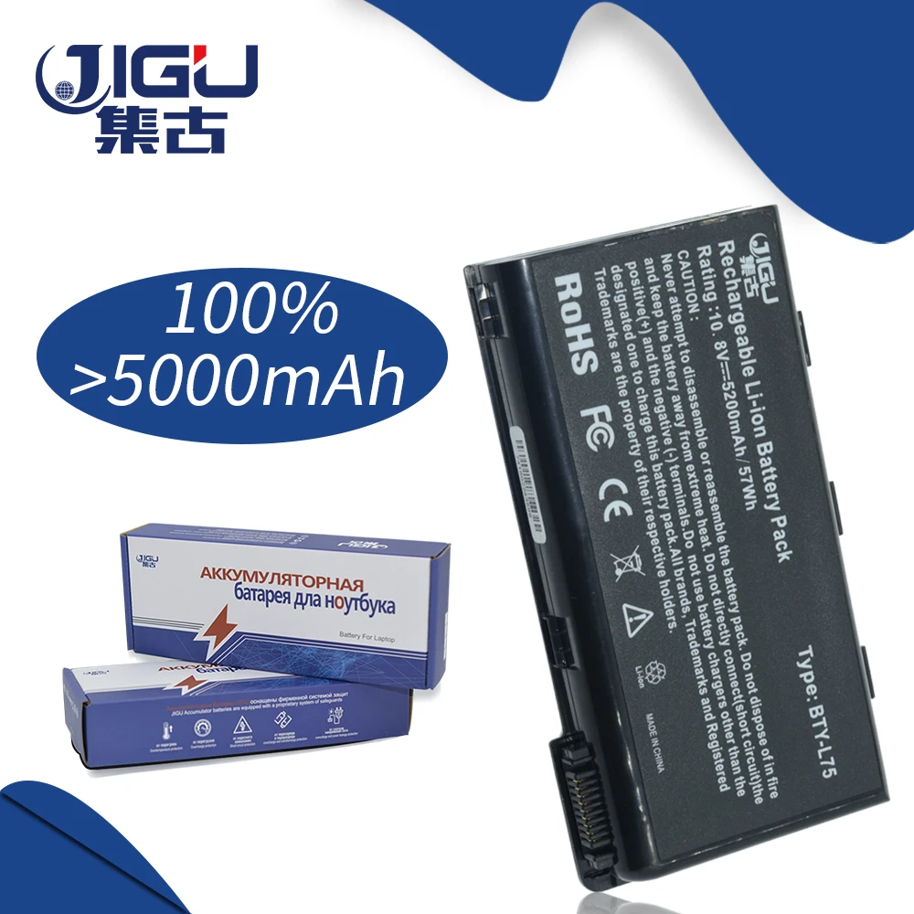 JIGU батарея 6 ячеек BTY L74 L75 для MSI A5000 A6000 CR500 CR600 CR620 A6200 CR700 CX600 CX700 CX500|for msi|battery for msimsi