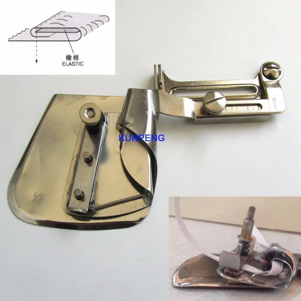 

1PCS # KP-503B hemming folder with the device clipping rubber string FOR SINGLE SEWING MACHINE