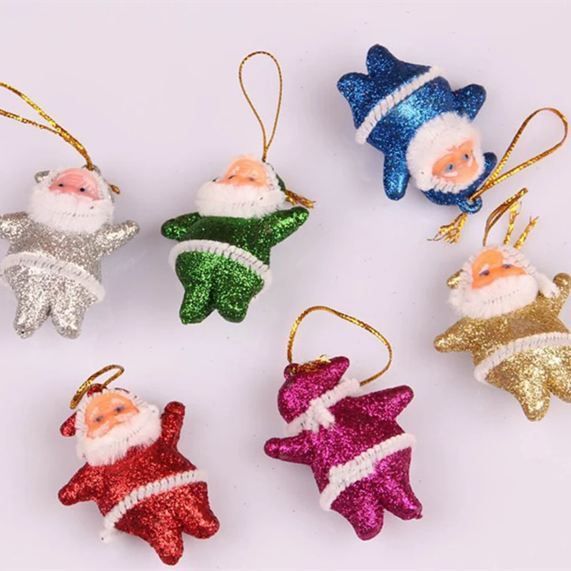 

30 pcs Christmas Tree Decorations Santa Claus Christmas Ornaments Decorations for Tree Hanging Accessories Ornaments for Home