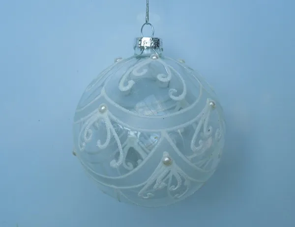 Диаметр = 8 см 12 шт./упак. красивый ручной работы стеклянный шар Рождественское украшение фестиваль друг подарок украшение в виде жемчужины стеклянный шар