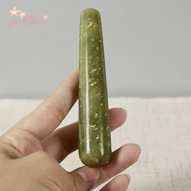 Natural Crystal Helu Jade massage wand Relaxing wand acupoint point