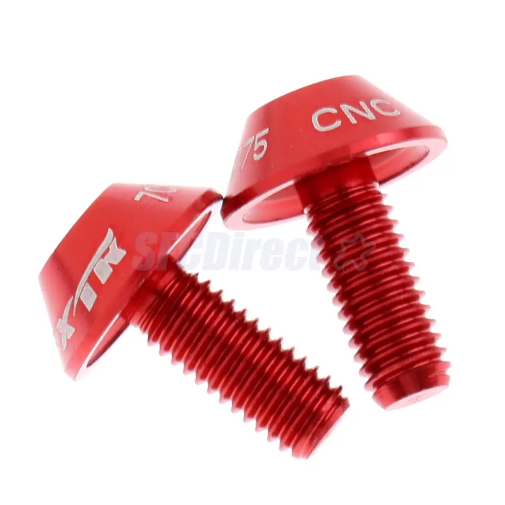 BICYCLE RED ANODIZED WATER BOTTLE CAGE ALLEN BOLTS NEW