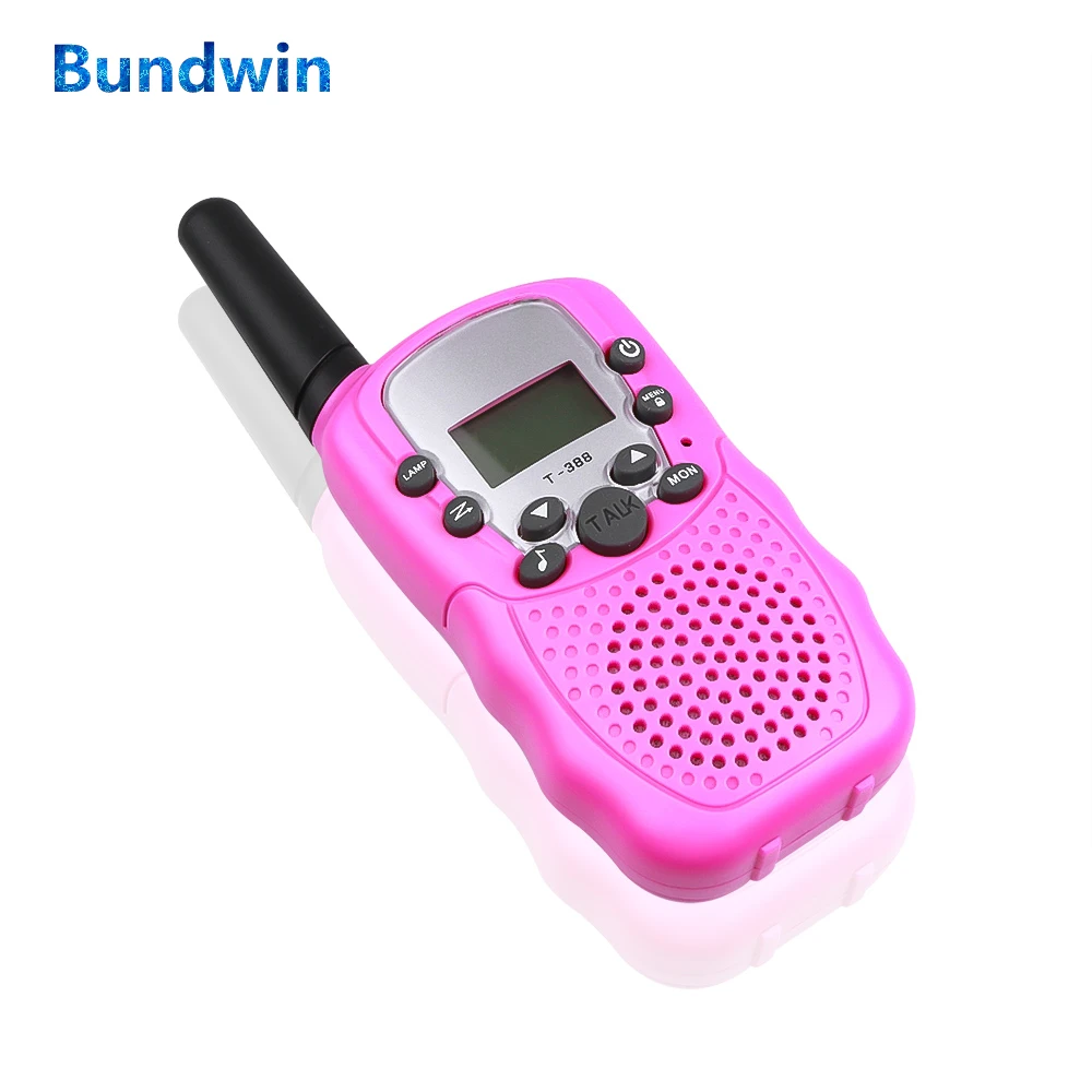 Bundwin 2 шт. мини радиокоммуникатор Walkie Talkie детская Портативная радиостанция RT388 0 5