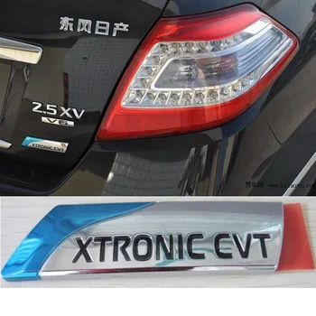 

ABS Car rear sticker CVT Emblem for New Teana NISSAN SYLPHY TIIDA LIVINA Venucia Car Styling Automobiles Car Accessories