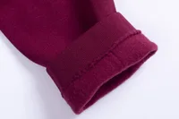 Damskie zimowe ciepłe legginsy skinny stretch spodnie polarowe damskie Casual z imitacji aksamitu kostki Legging gruba dzianina legginsy 5