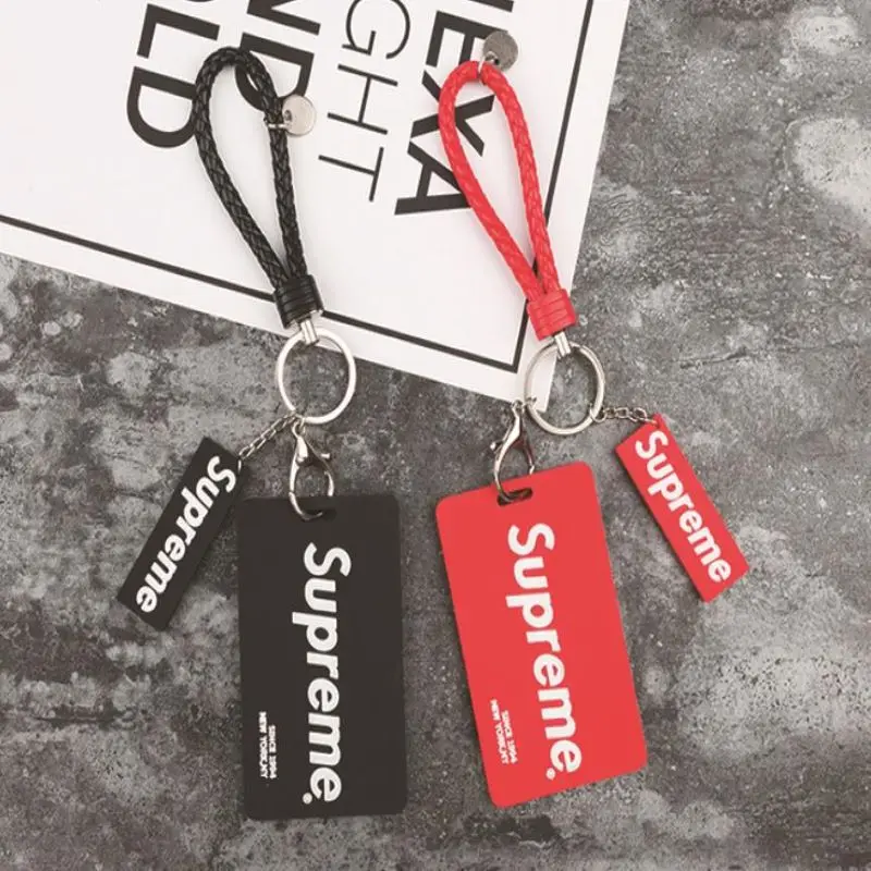 

Creative Metal Sup Couple Card Set Keychain Student Campus Access Card Keychain Y-302
