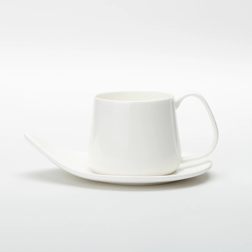 Doodle original001 Bone china Coffee Cups  High Quality Creative mugs White Ceramic cup Creative gifts with plate and spoon250ml