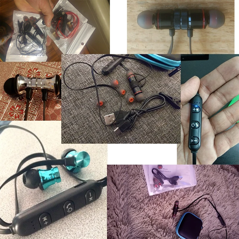 Спортивные Bluetooth наушники, стерео музыкальные беспроводные наушники, наушники для телефона, магнитная гарнитура, наушники с микрофоном kulaklik