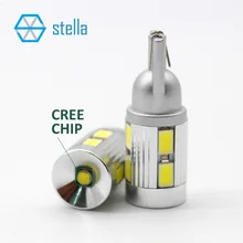 

2pcs led t10/w5w imported cree chip + reflector cup +8* 5630 smd 6000k DC9-30V for clearance lights super bright 1 year warranty