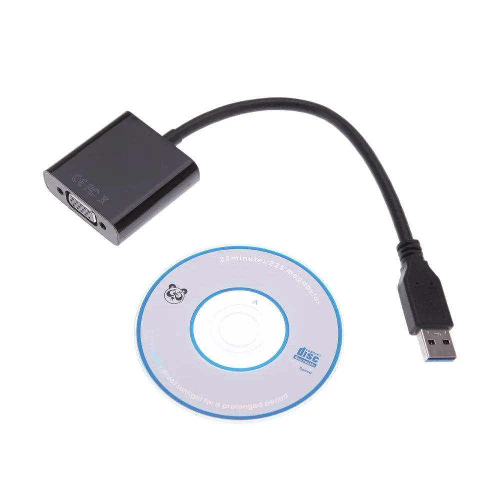 YOC-5 * USB 3,0 на VGA Мульти-дисплей адаптер конвертер внешняя видеокарта