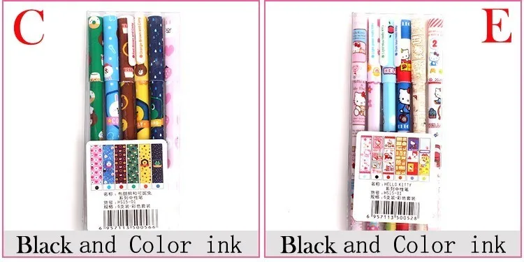 10pcs 6pcs kawaii flower colorful Chancery gel pen papelaria office school supplies stationary canetas coloridas color pen 04083