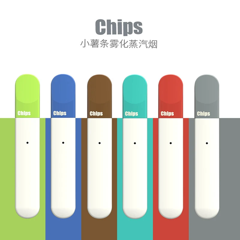2Pcs Chips Disposable Pod Vape Smoke Vape Pen E cigarette