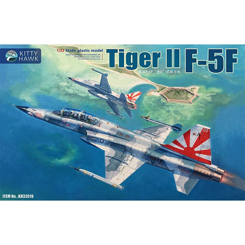 1/32 Kitty Hawk KH32019 Тигр II F-5F модель хобби | Игрушки и