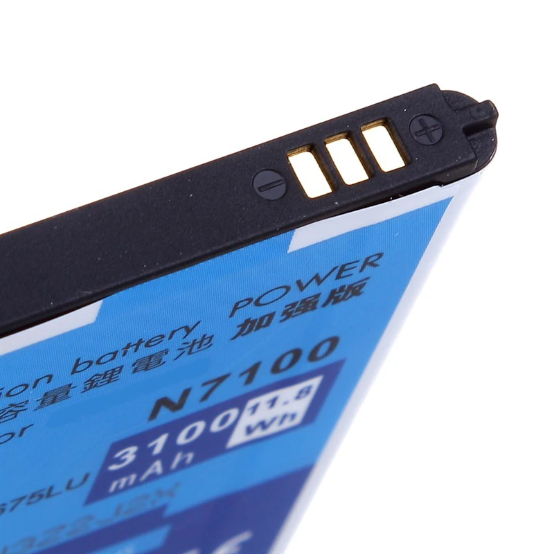 Оригинальный аккумулятор для Samsung Galaxy Note 2 Note2 N7100 N719 N7102 E250S E250L EB595675LU 3100