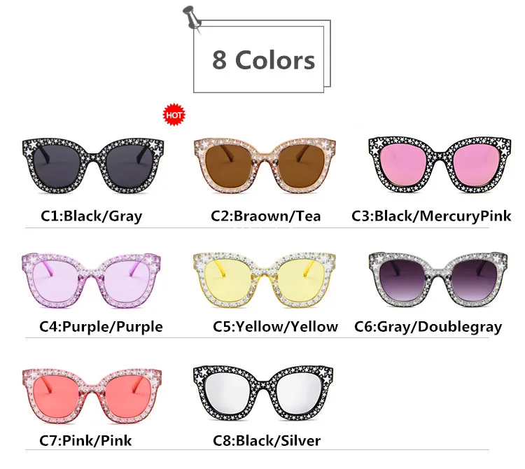 Модные солнцезащитные очки "кошачий глаз" для женщин, солнцезащитные очки для вождения, полые оттенки, женские ретро очки с оправой UV400