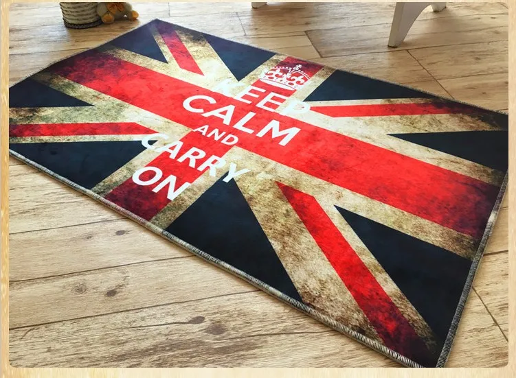 

Newest Britain Flag Kitchen Mat Machine Made Bedroom Carpet Elegant Floor Rugs Various Sizes