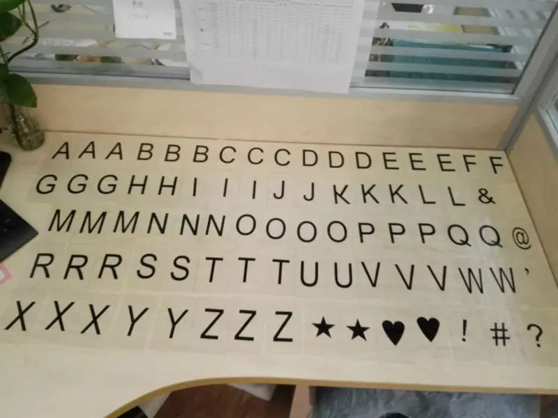 letters_for_A3_light_box