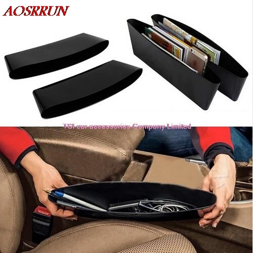 1PCS Car pouch glove box Black Storage Bags Organizer Box Caddy for Audi A1 A3 S3 A4 A5 S3 RS3