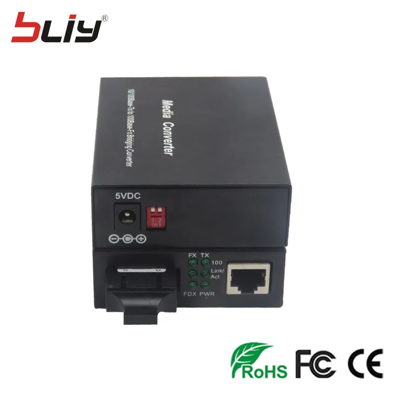 Двухволоконный гигабитный коммутатор DIP LFP 1 волокно коннектор RJ45 SC ethernet