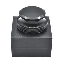 LEORY Black 7,5 мм Металлические вертушки стабилизатор зажим LP виниловые вертушки диск запись стабилизатор 40 мм* 78 мм алюминий