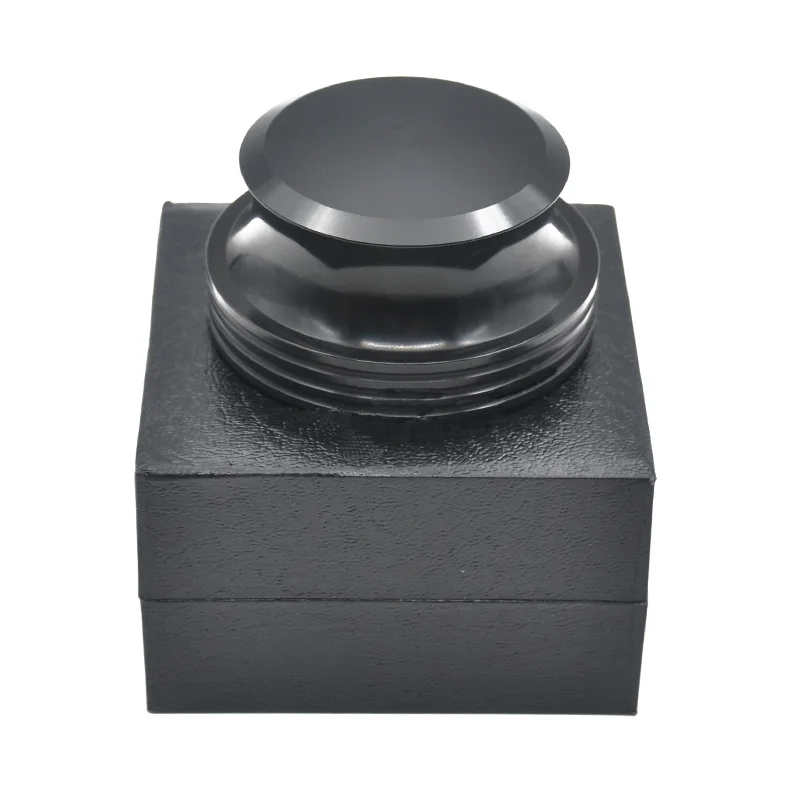 

LEORY Black 7.5mm Metal Turntables Stabilizer Clamp LP Vinyl Turntables Disc Record Stabilizer 40mm *78mm Aluminum