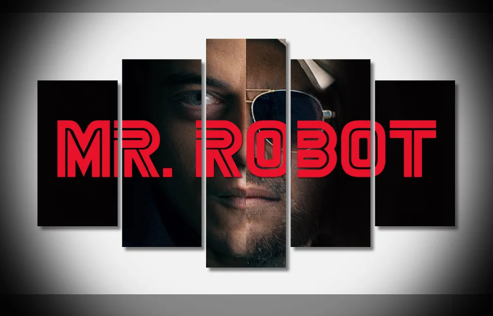 

9153 mr robot full hd Poster Framed Gallery wrap art print home wall decor wall picture