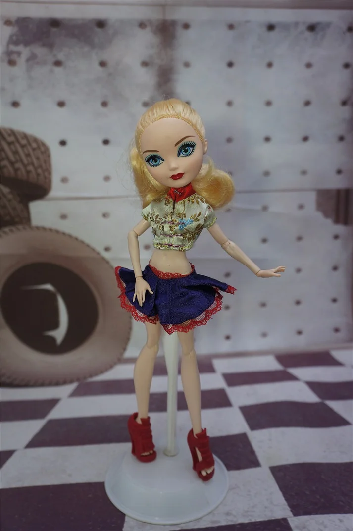 Модная детская кукла bjd, аксессуары, игрушки, подарок для девочек, Одежда для куклы, праздничное платье, повседневный костюм, для кукол Monster High, 1/6 113