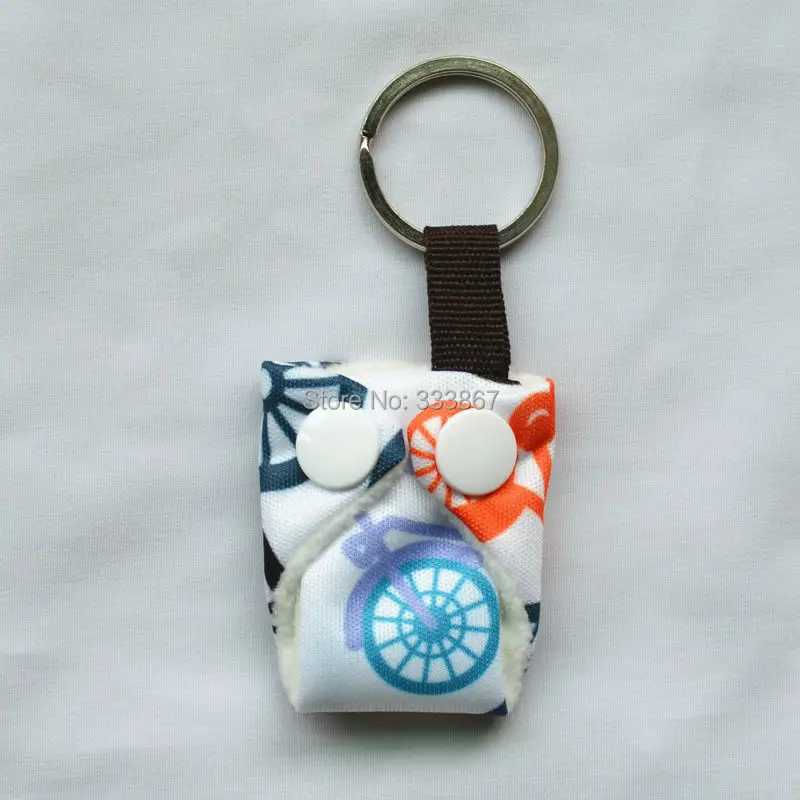 [Sigzagor] 1 милый мини-маленький тканевый брелок для ключей, очаровательная, защелкивающаяся, подарок для детского душа, подарок для мамы, Рождественский орнамент
