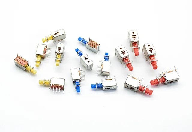 2 Pezzi Interruttore A Pulsante DPDT 6 Pin - Autobloccante Per Elettronica - Foto 8