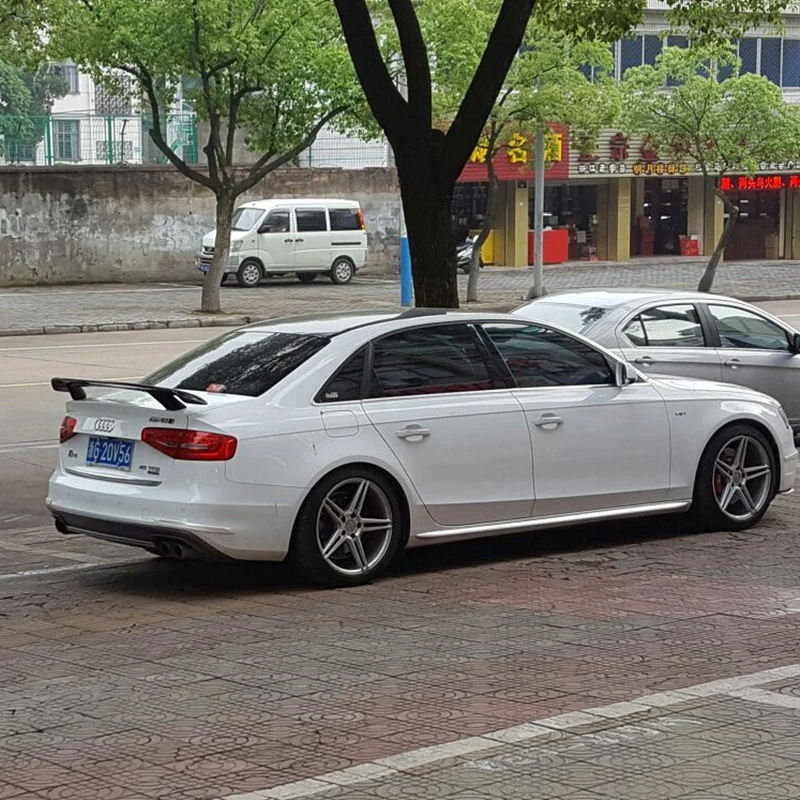 Best Price Voor Audi A3 A4 A5 A6 A7 TT Spoiler 4 Deur GT Stijl Staart Vleugel Decoratie Black Carbon Fiber Rear kofferbak Spoiler Best Price Voor Audi A3 A4 A5 A6 A7 TT Spoiler 4 Deur GT Stijl Staart Vleugel Decoratie Black Carbon Fiber Rear kofferbak Spoiler