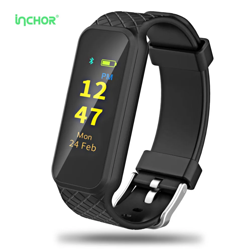 Оригинальный INCHOR WRISTFIT HR2 Смарт Watche смарт-браслет Цветной TFT Экран монитор