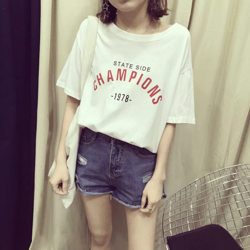 BATCH1 ALPHABET LARGE LETTER FASHION SLOGAN WOMENS T-SHIRT PERSONALISED LETTER J