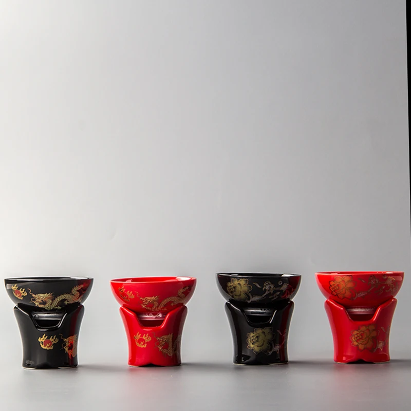 Ситечки для заваривания чая фильтр Дуршлаг diy-творчества принадлежность для чая Китайский Чайный набор кунг-фу керамики благородный Чай Набор для проведения свадеб и подарков D015