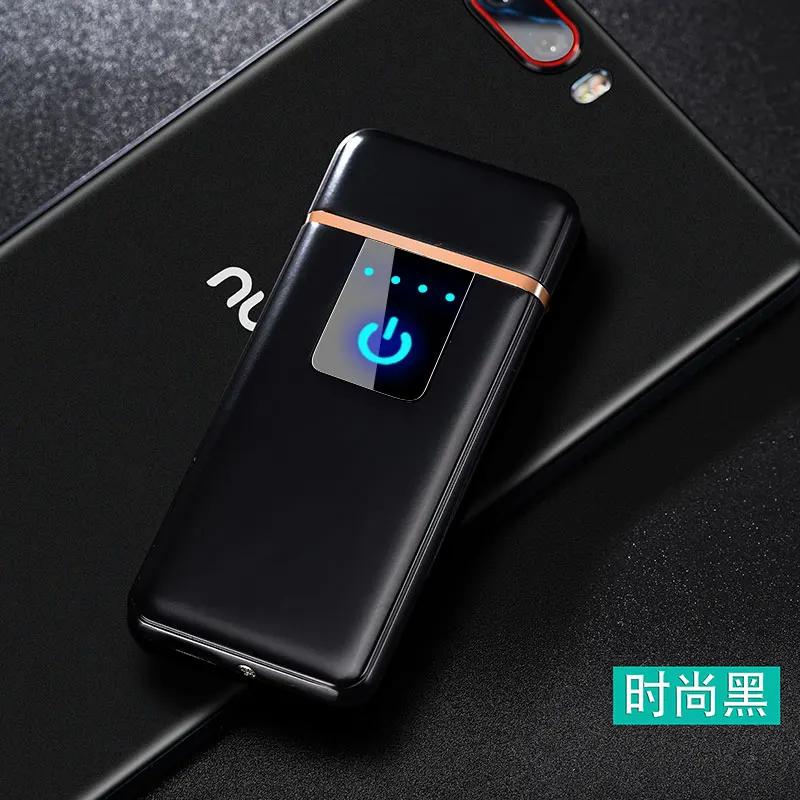 

USB Lighter Touch-senstive Switch Lighter Cigarettes For Smoking Cigarette Electronic Lighter Free Laser