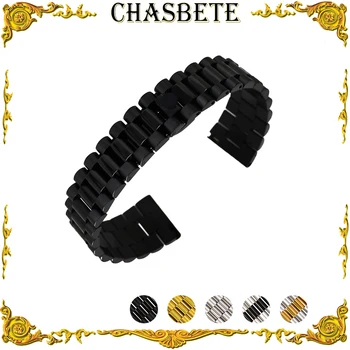

18mm 20mm 22mm Stainless Steel Watch Band for Ulysse Nardin Men Women Metal Strap Wrist Loop Belt Bracelet Black Silver Gold