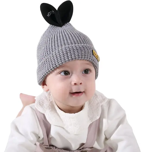 Autumn Baby Cute Hat 2017 Knitted Beanies Caps Toddler Infant Winter
