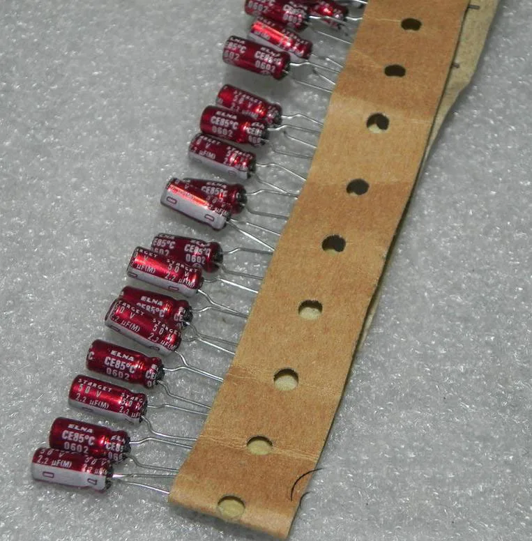 Original new 100% STARGET 50v2.2uf/50v audio Joyner red aluminum electrolytic capacitors have a fever | Электронные компоненты