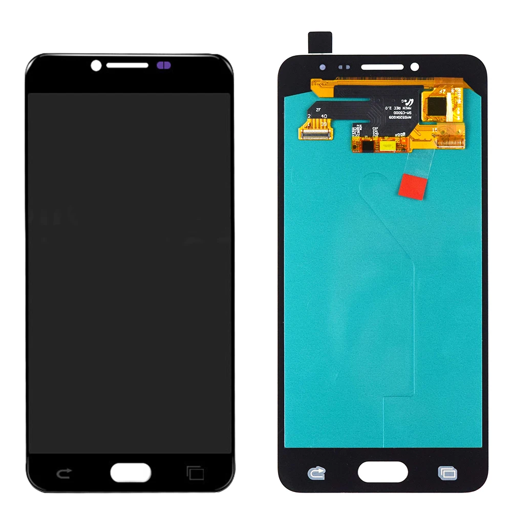 Tela de Toque Lcd para Samsung Novo Super Amoled Display Galaxy c5 Lcd C5000 Digitador Peças Reposição 5.2 Edo 3 Cheap LCDs de celular