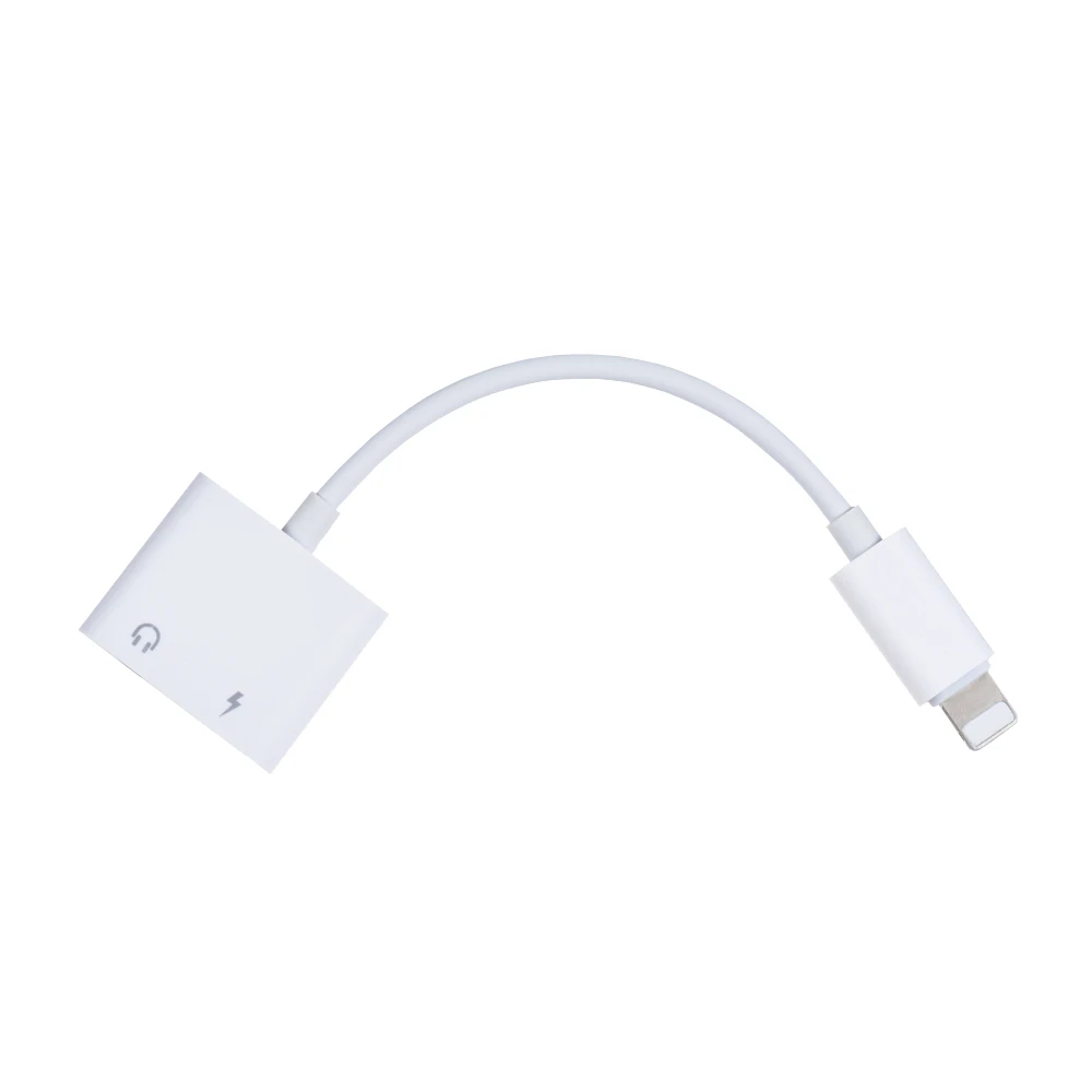 

2 in 1 Audio Charging Adapter iOS 11 3.5mm Headphone Jack AUX Charger Connector Converter For iPhone 7/8/X 80