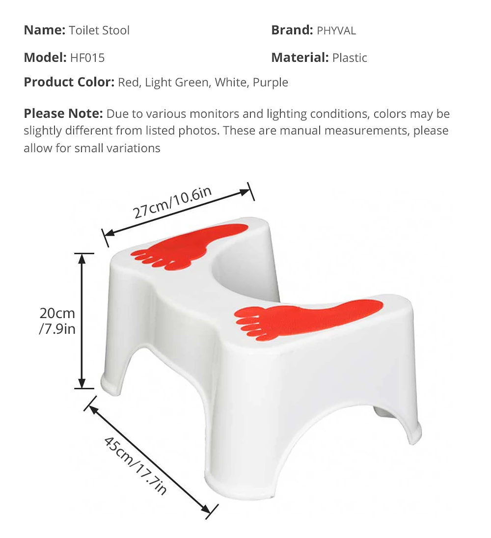Табурет для туалета, табурет для ног, табурет для унитаза, табурет для ванной комнаты, табурет для беременных женщин, табурет для ног 47*33*21 см