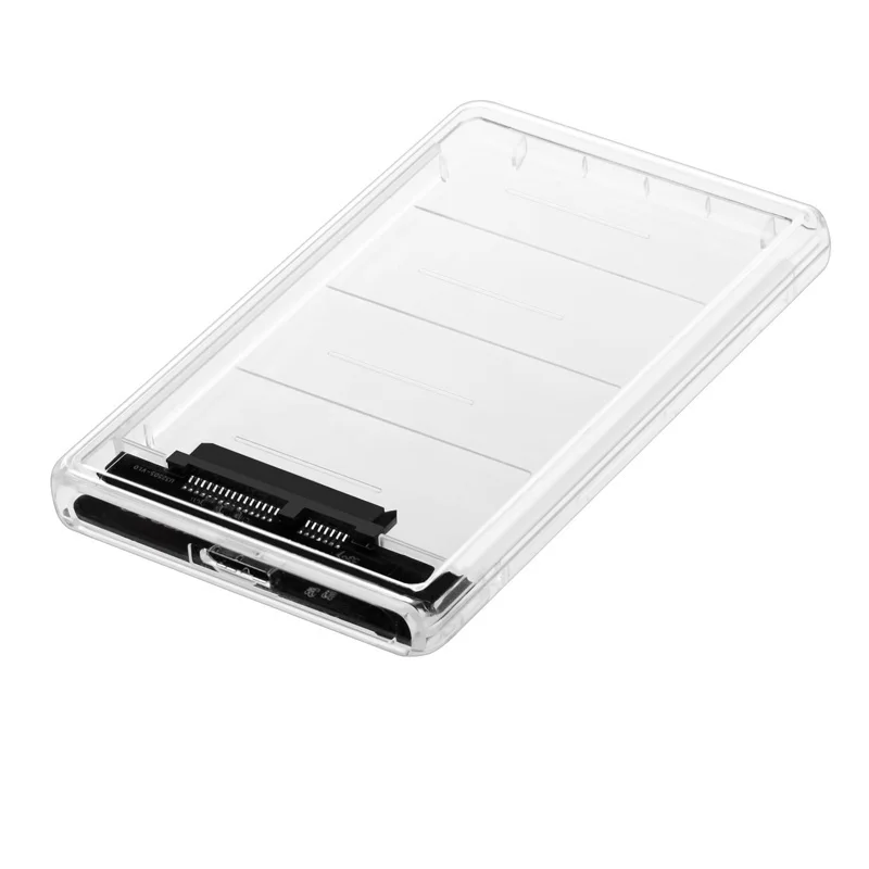 

Прозрачный чехол для WIN 10, 2,5 дюйма, SATA, USB 3,0 на Sata 3,0, чехол для SSD, HDD, 5 Гбит/с, поддерживает внешний корпус для жесткого диска, корпус для SSD