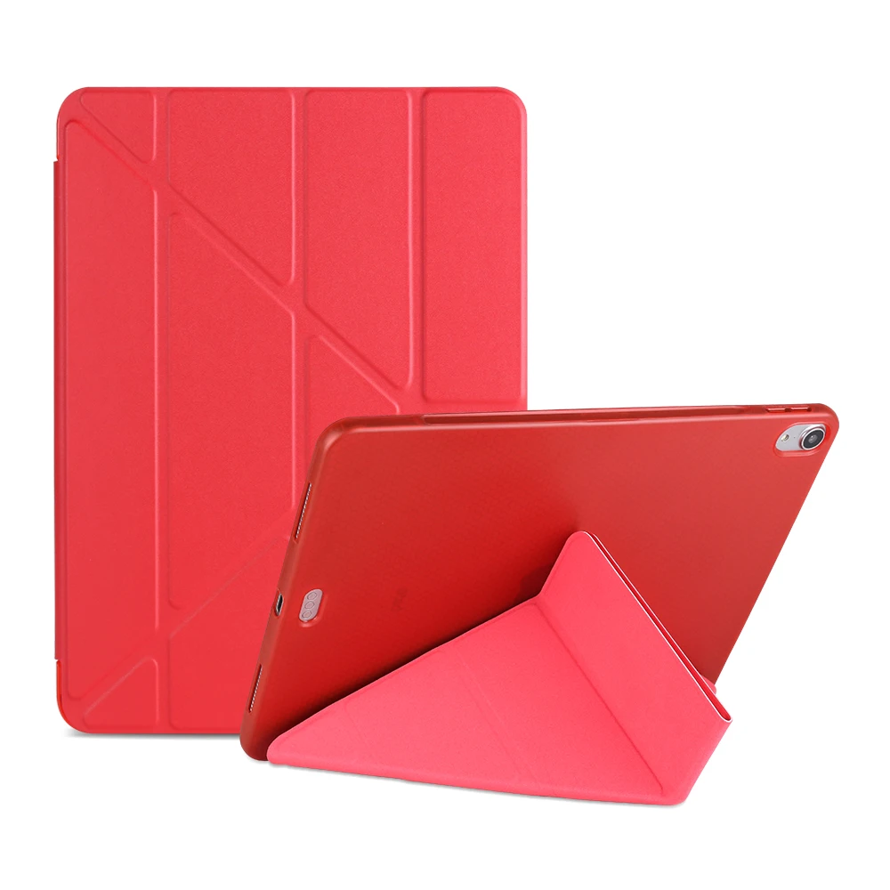 

For iPad Pro 11 Case 2018 Auto Sleep Wake Up Case, for Apple iPad Pro 11 Case Silicone Soft Back PU Leather case Smart Cover